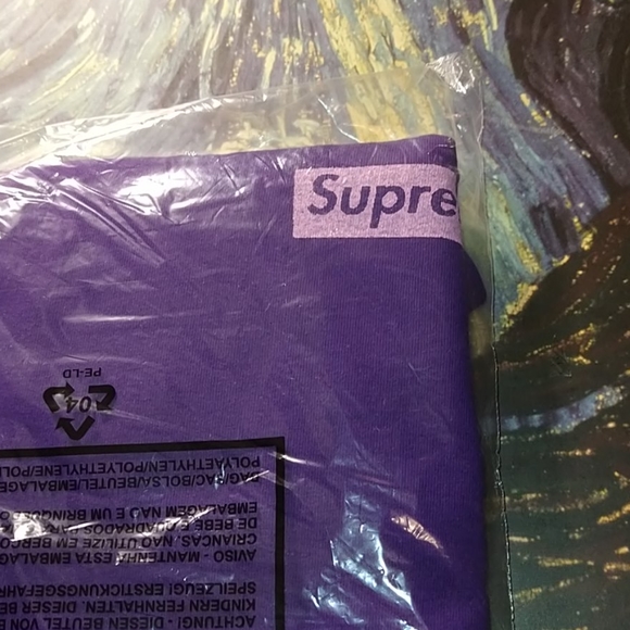 Supreme Spiral Tee Size XL Purple - Picture 8 of 8